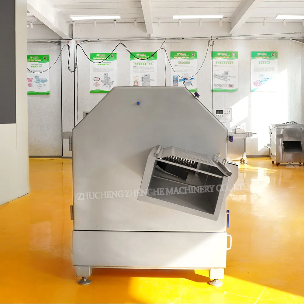 6KW 1-18mm Cnc 양고기 롤 쇠고기 롤 쇠고기 스트립 고기 절단 기계 - 고기 슬라이서 - foodmachtech